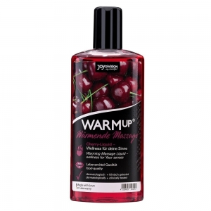 Масло массажное с разогревающим эффектом "Warm Up" аромат и вкус вишни, 150ml