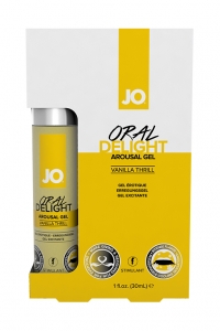 Гель для глубокого минета "JO Oral Vanilla" со вкусом ваниль со льдом, 30ml