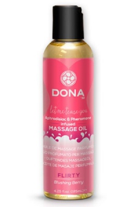 Массажное масло "Dona Blushing Berry" с феромонами и афродизиаками, 110ml