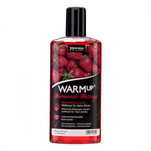 Масло массажное с разогревающим эффектом "Warm Up" аромат и вкус клубники, 150ml