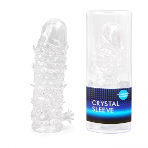 Насадка стимулирующая "Crystal Sleeve" с рельефом в виде чешуек