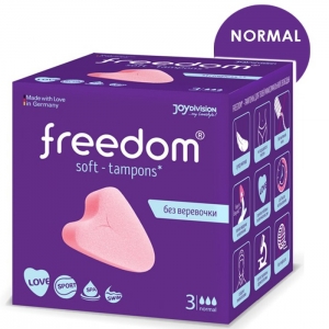 Тампоны "Soft-Tampons Freedom Normal" 3шт