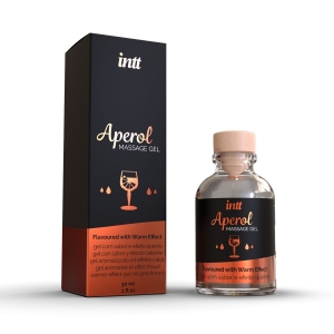 Масло для оральных ласк "Intt Aperol" с ароматом и вкусом ликера Aperol, 30ml