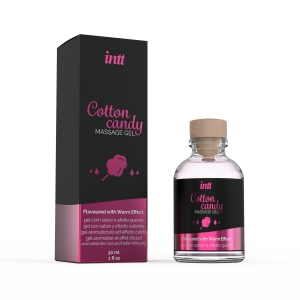 Масло для оральных ласк "Intt Cotton Candy" с ароматом и вкусом сахарной ваты, 30ml