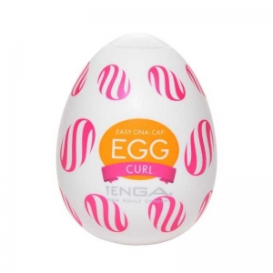 Мастурбатор "Tenga Egg Curl" с рельефом в виде шишек