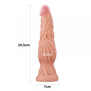 Фаллоимитатор рельефный "Nature Cock 9.5" супер реалистичный