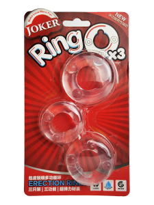 Набор эрекционных колец "Ring O" белые