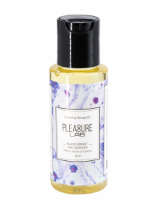 Масло массажное "Pleasure Lub" с ароматом черной смородины и лаванды, 50ml