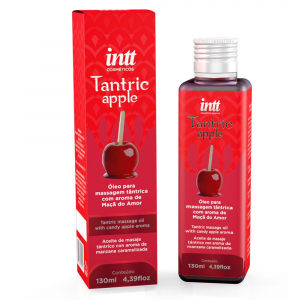 Масло массажное с афродизиаками "Intt Tantric Apple" с ароматом карамельного яблока, 130ml