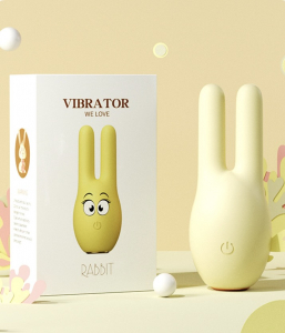 Мини вибратор "Lilo Rabbit" желтый