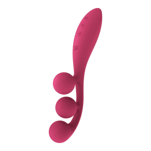 Вибратор с шариками "Satisfyer Tri Ball 1" супер гибкий, розовый