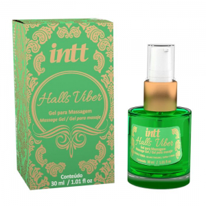 Жидкий вибратор с охлаждающим эффектом "Intt Halls Viber" вкус мяты, 30ml