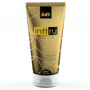 Массажный гель с цветочным ароматом "Intt Gold" для тактильного массажа, 150ml