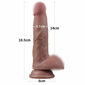Супер реалистичный фаллоимитатор "Nature Cock 7,0" на присоске