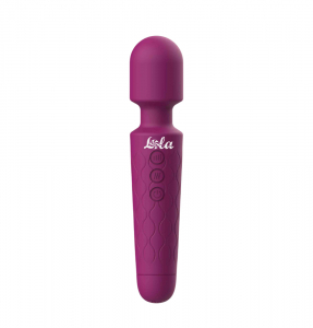 Вибромассажер "Lola Wand Mini" мега мощный, винный