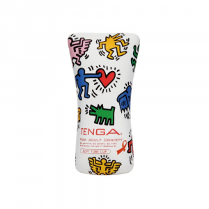 Мастурбатор "Tenga Keith Haring Soft Case Cup" узкий вход