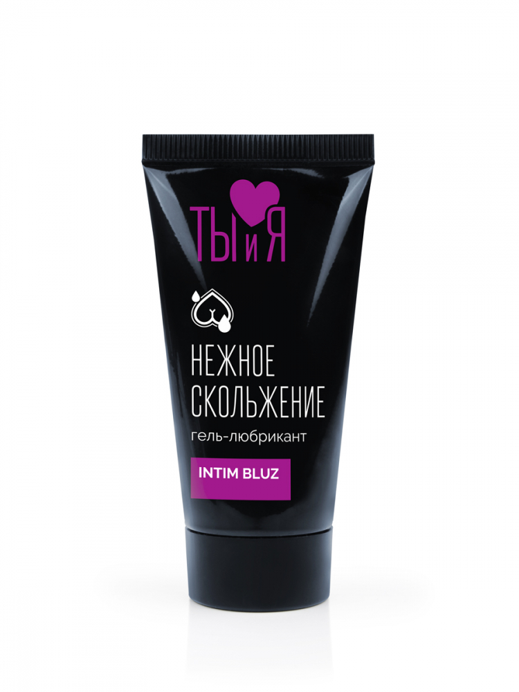 Гель анальный "Ты и Я Intim Bluz" расслабляющий, на водной основе, 25ml 